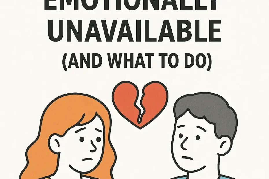 7 Signs Your Partner Is Emotionally Unavailable (And How to Fix It)